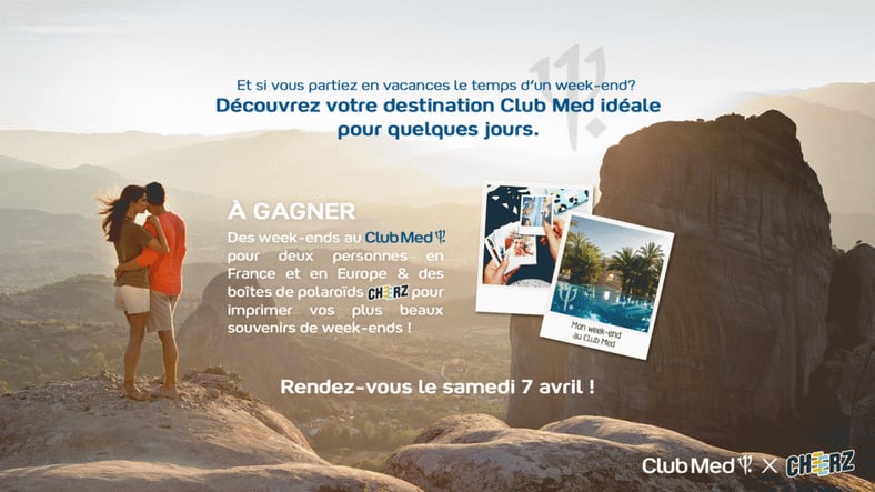 GIF animé des visuels du jeu Club Med