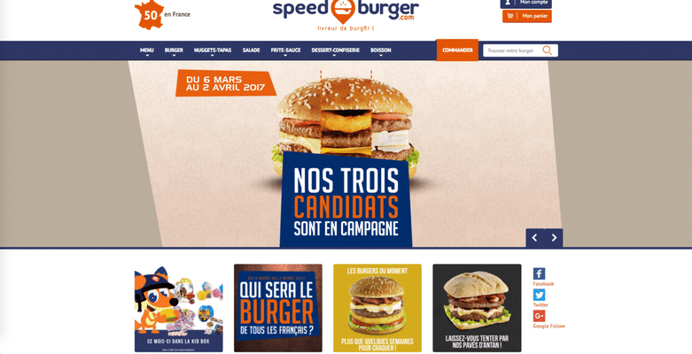 Grand jeu Qui sera le Burger de tous les Français par Speed Burger