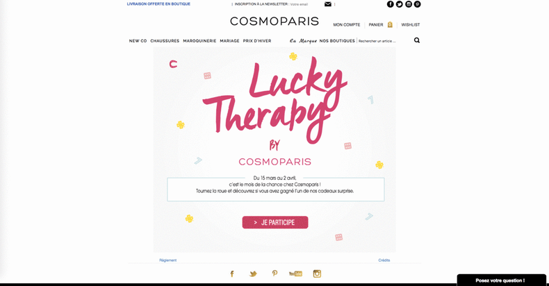 Grand jeu Lucky Therapy by Cosmoparis