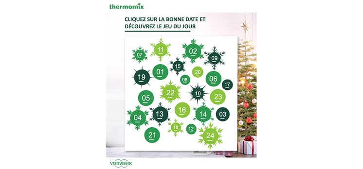 Grand jeu concours de Noël organisé par Vorwerk